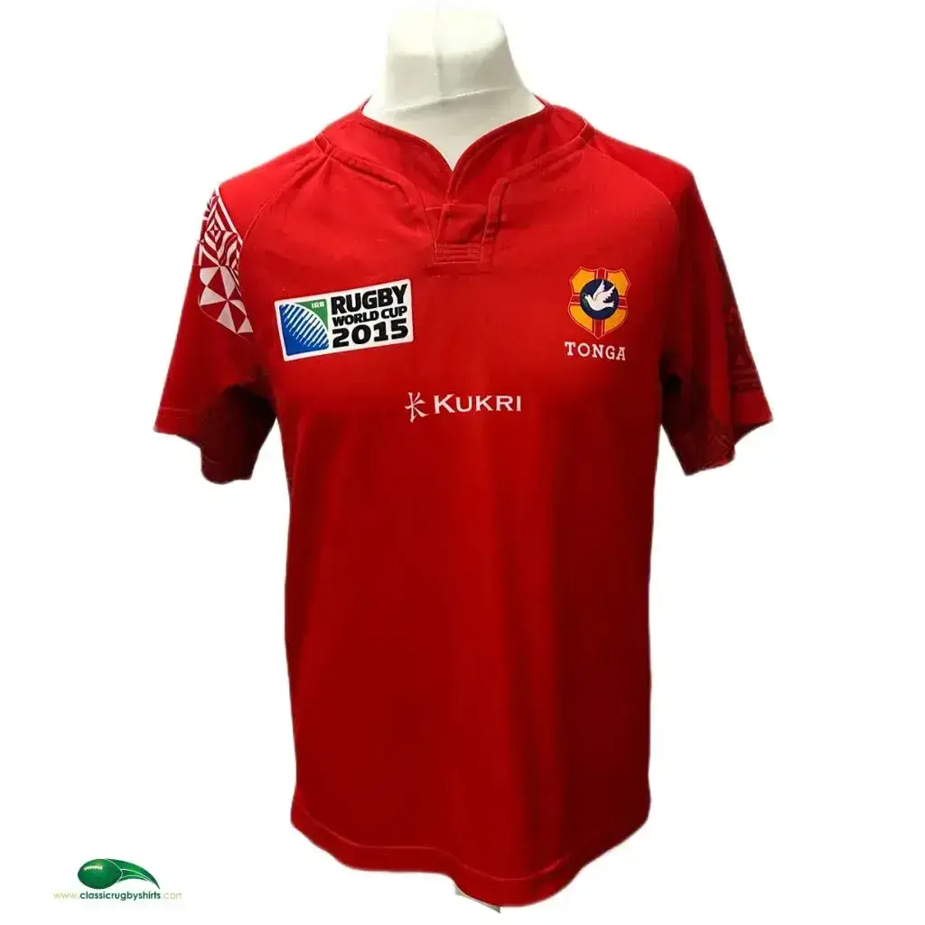 【未使用・タグ付き】ラグビーワールドカップ2015 トンガ代表ジャージKUKRI World Cup Rugby Shirts | 2015 Tonga RWC Vintage Old Retro Jerseys