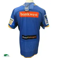 2015 Western Force 10 Years Rugby Shirt - BLK - Adults XL