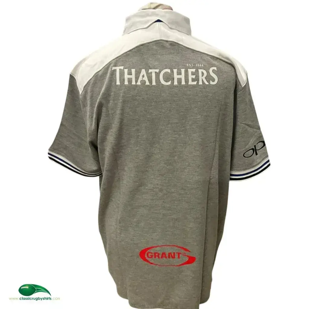 Maillot De Rugby Bath 2016 Extérieur Canterbury Taille L - Vintage Occasion Avec Traces D'usure