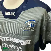 2015/16 Connacht Rugby Shirt | Vintage Old BLK Jersey