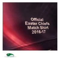Classic Rugby Shirts | 2016 Exeter Chiefs Old Vintage Retro Jerseys