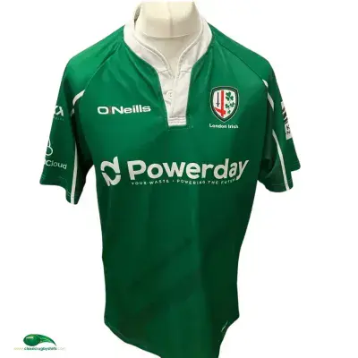 2016 2017 London Irish Rugby Union Shirt Large