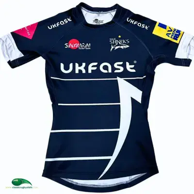 2016 2017 Sale Sharks Player Issue Rugby Shirt Medium