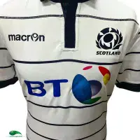 2016/17 Scotland Rugby Shirt | Old Official Macron Jersey