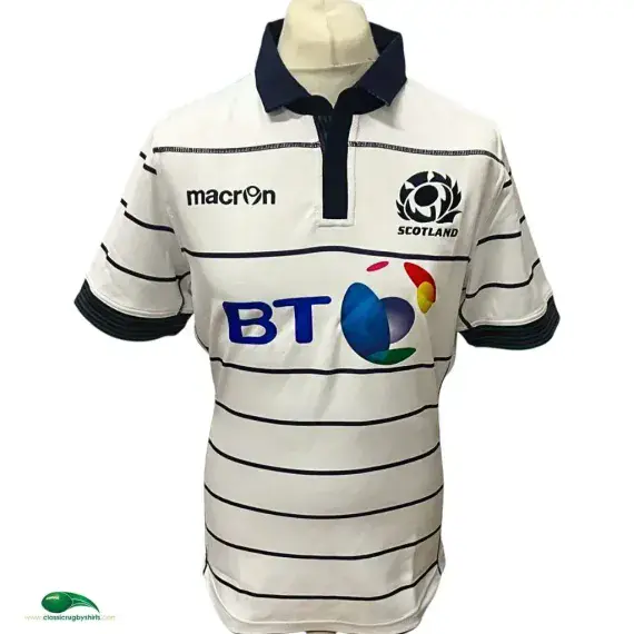 2016/17 Scotland Rugby Shirt | Old Official Macron Jersey
