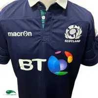 2016/17 Scotland Rugby Shirt | Old Official Macron Jersey
