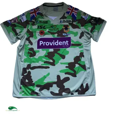 2016 Bradford Bulls Armed Forces Rugby League Shirt 4XL