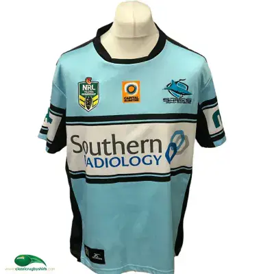 2016 Cronulla Sutherland Sharks Rugby League Shirt XL