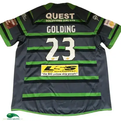2016 Leeds Rhinos Golding Rugby League Away Shirt 3XL