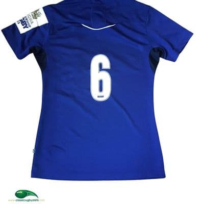 2016 Sale Sharks Match Worn Sevens Rugby Union Shirt Medium