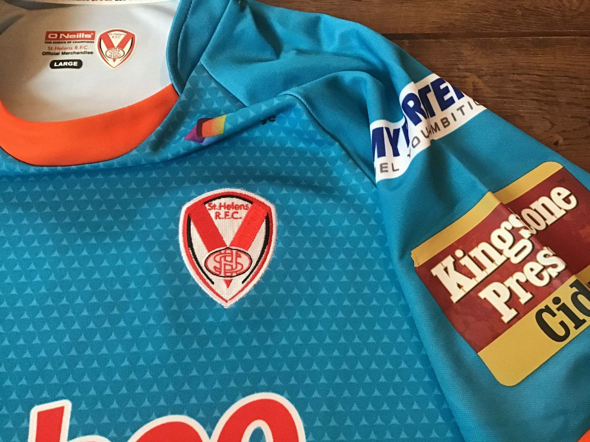 Rugby Jerseys St Helens Rfc Shop St Helens RFC Mizuno Rugby Shirt - Main Image