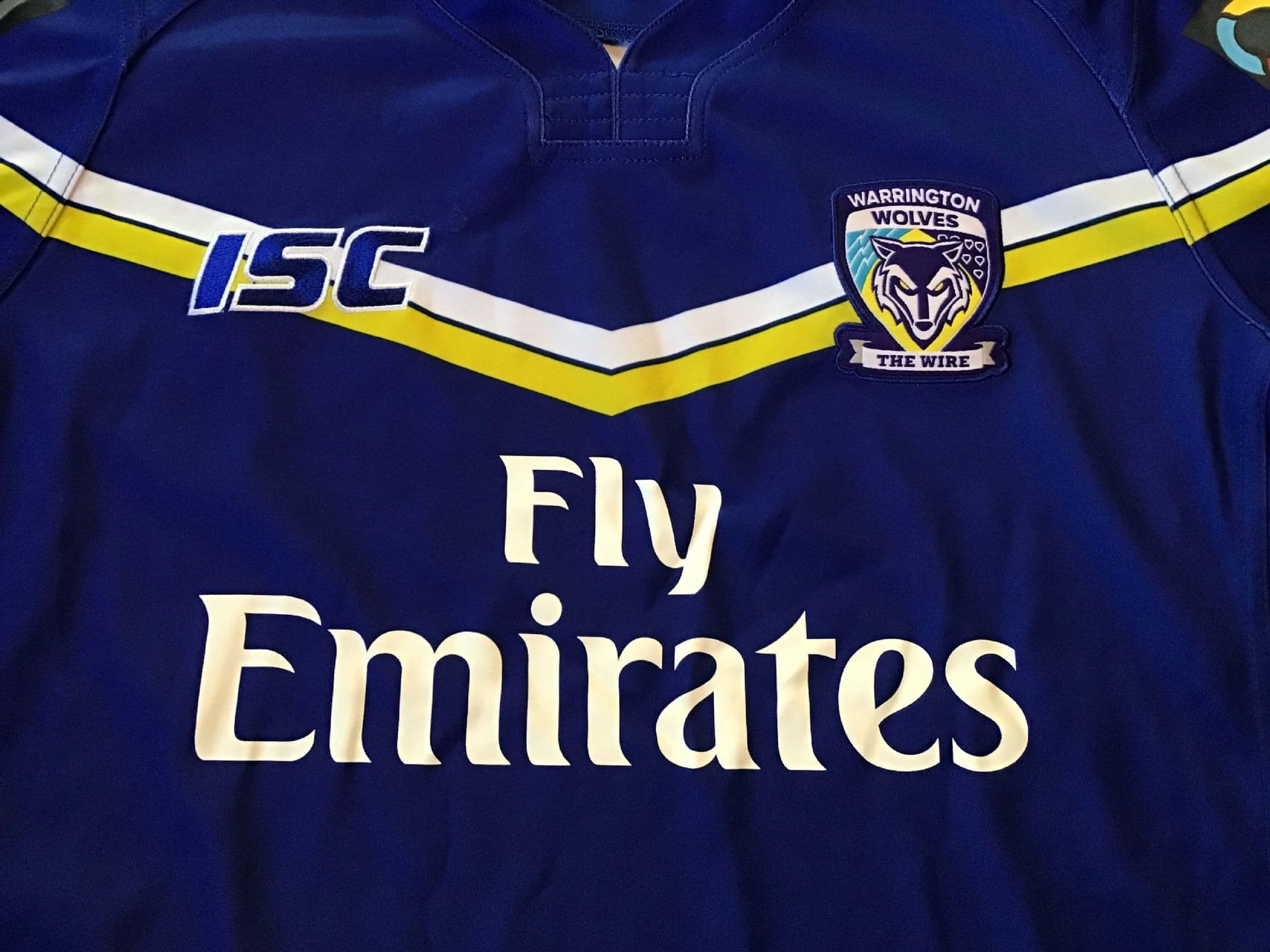 Maillot Vintage Warrington Wolves Kita Miller Rouge Taille XL - Rugby