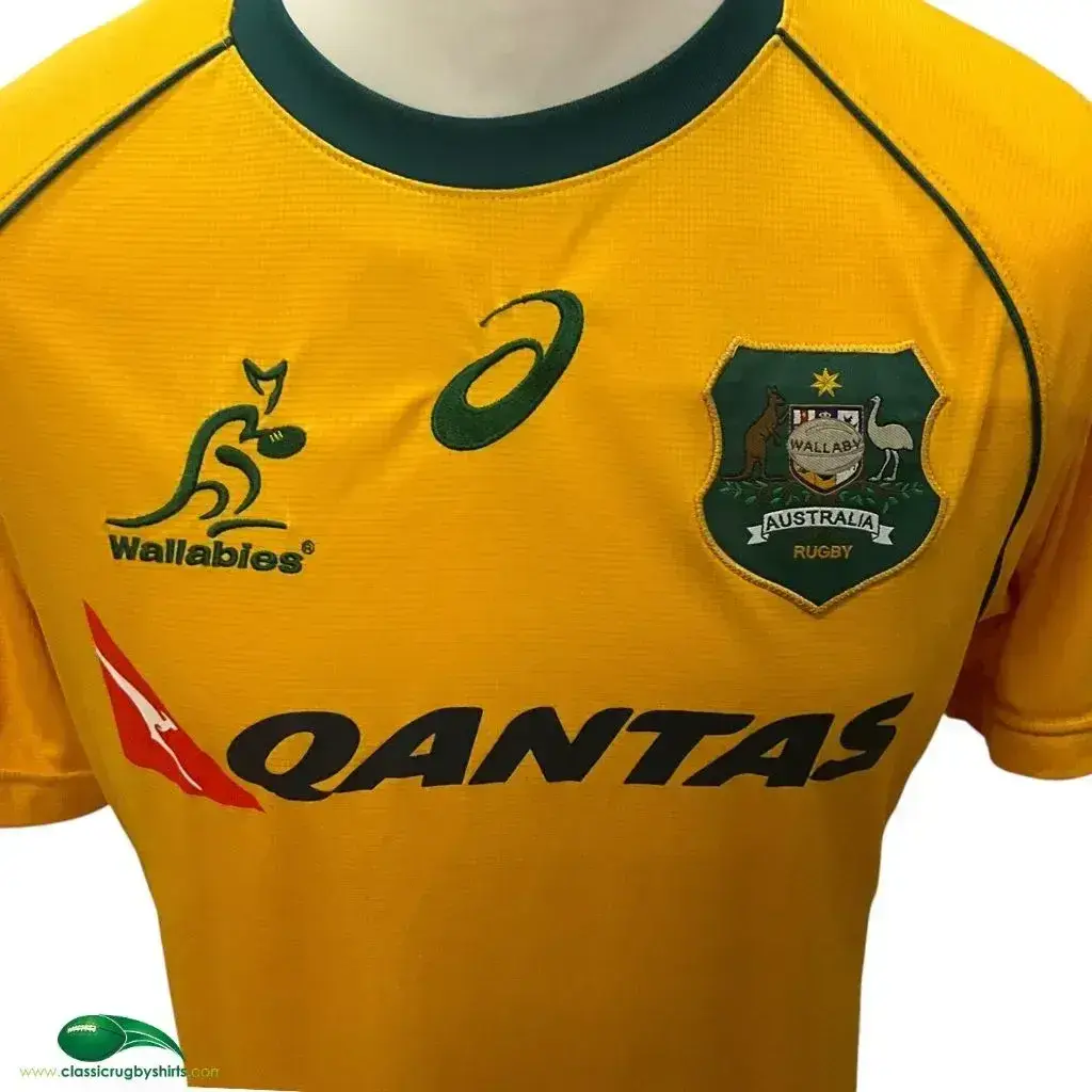 2017/18 Wallabies Rugby Shirt | Old Official Asics Jersey