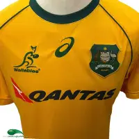 2017/18  Wallabies Rugby Shirt | Old Official Asics Jersey