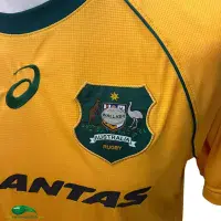 2017/18  Wallabies Rugby Shirt | Old Official Asics Jersey