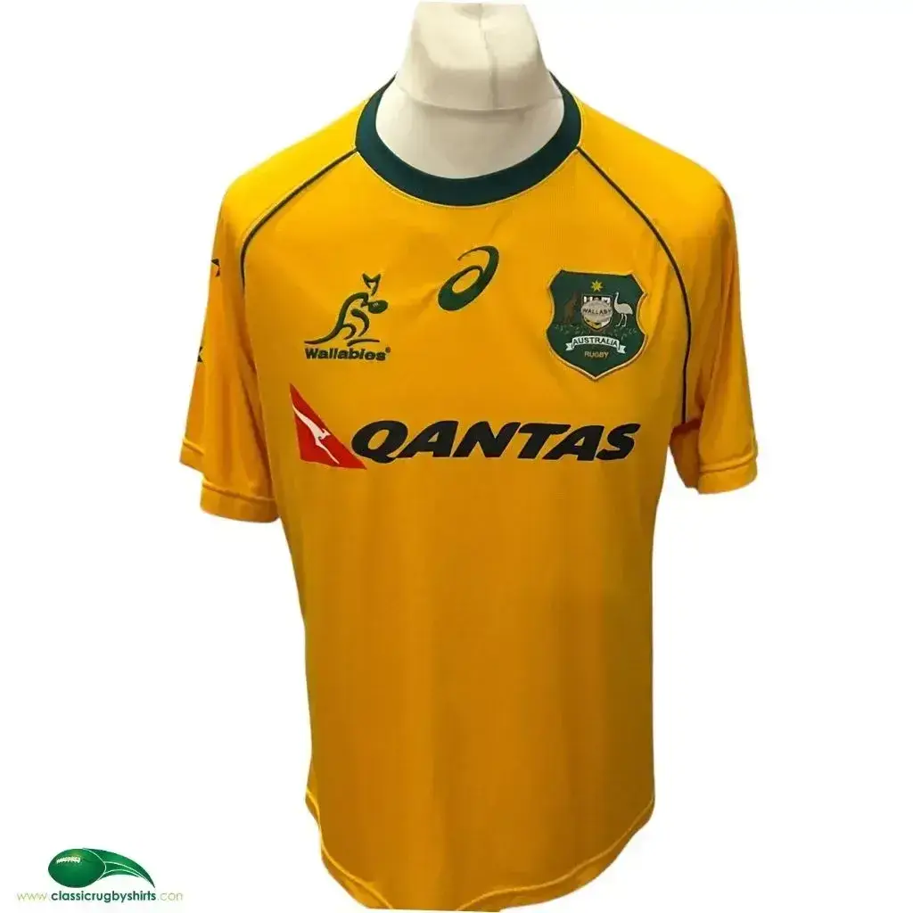 2017/18 Wallabies Rugby Shirt | Old Official Asics Jersey