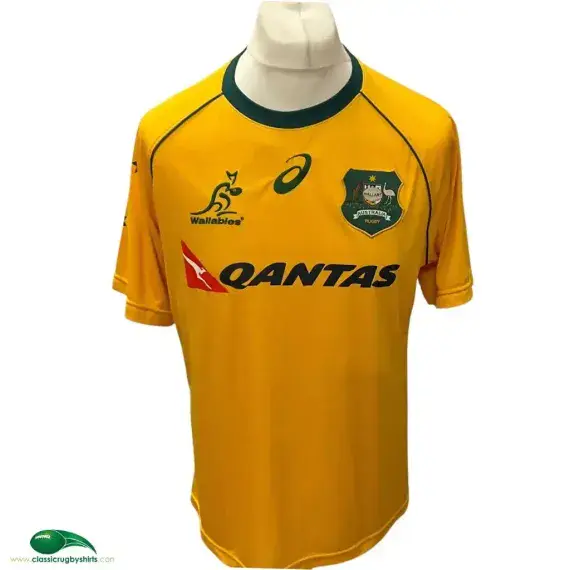 2017/18  Wallabies Rugby Shirt | Old Official Asics Jersey