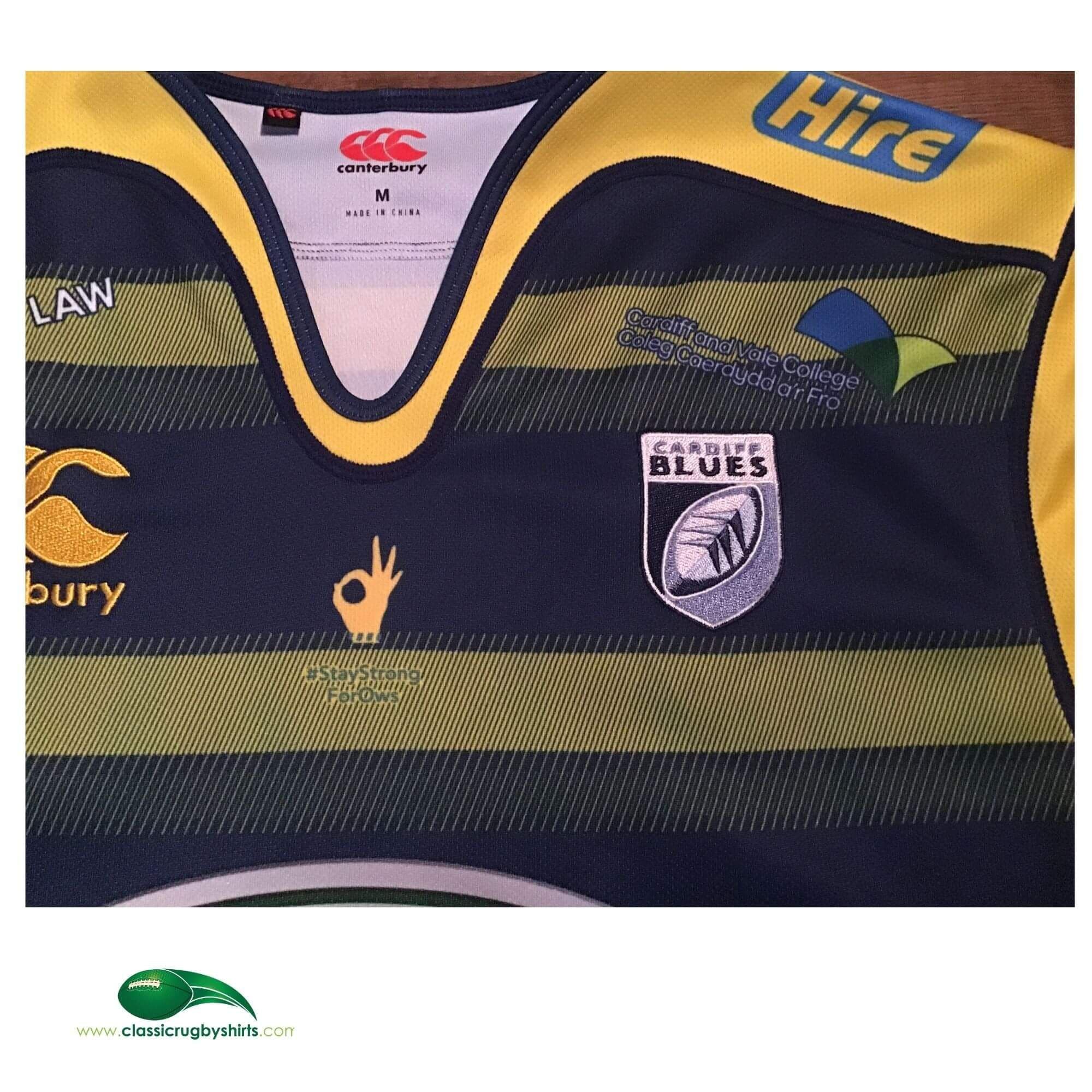 デッドストック canterbury CARDIFF BLUES Jersey1 2002 Canterbury Bulldogs Jersey (Signed) 🐶 SOLD