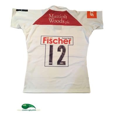 2017 2018  Leicester Tigers No 12 Match Worn Rugby Union Shirt 2XL