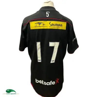 2017 2018 Saracens No 17 Rugby Shirt Large