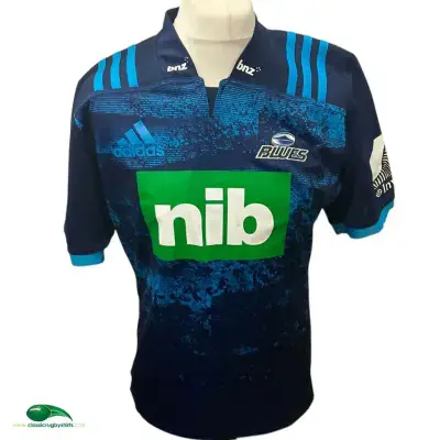 2017 Auckland Blues Rugby Shirt Large