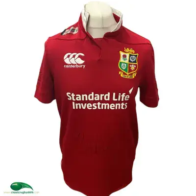 2017 British and Irish Lions BNWT Signed Rugby Union Shirt Medium