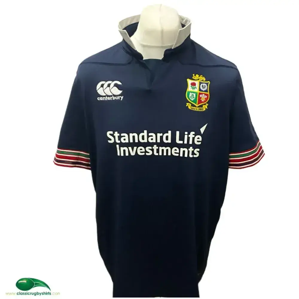 Maillot British & Irish Lions 2017 – Canterbury, Manches Longues, Taille M, Rouge