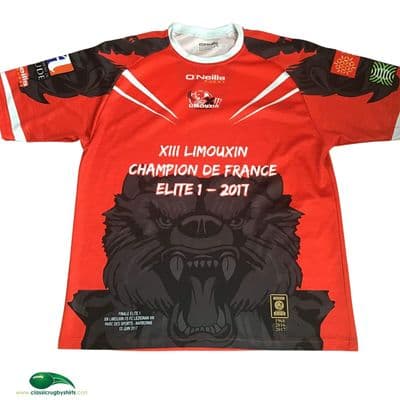 2017 Limouxin Grizzlies Champions Rugby League Shirt 2XL