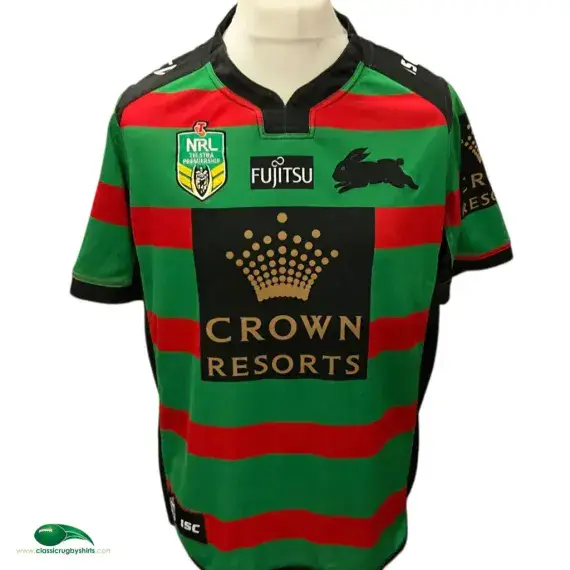 2017 South Sydney Rabbitohs Rugby Shirt | Old Official ISC Jersey