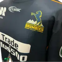 2017 Brumbies Indigenous Rugby Shirt - Old Official Classic Vintage Jersey