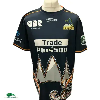 2018 2019 Brumbies Indigenous Rugby Training Shirt XL