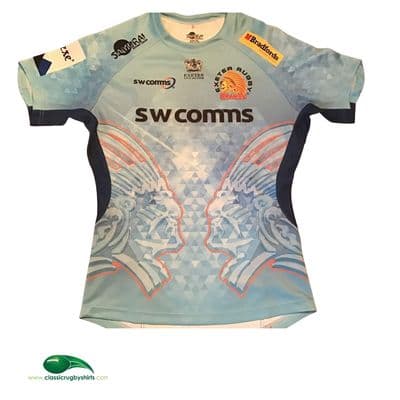 2018 2019 Exeter Chiefs Cup Rugby Shirt 2XL