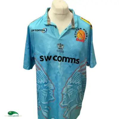 2018 2019 Exeter Chiefs Cup Rugby Shirt 3XL