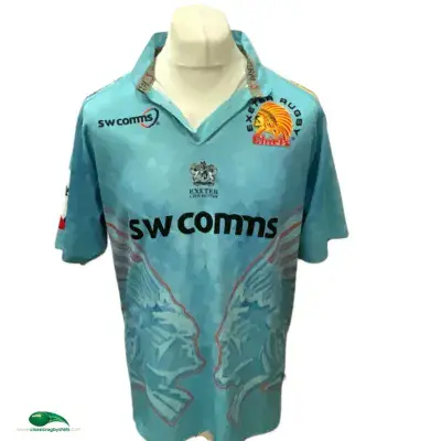 2018 2019 Exeter Chiefs Cup Rugby Shirt XL