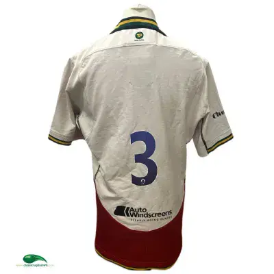 2018 2019  Northampton No 3 Player Worn European Challenge Cup Rugby  Away Shirt 3XL