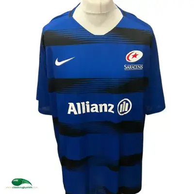 2018 2019 Saracens Rugby Union Training Shirt 3XL