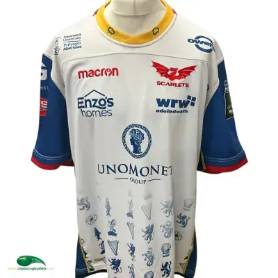 2018 2019  Scarlets Rugby Union Away Shirt 5XL