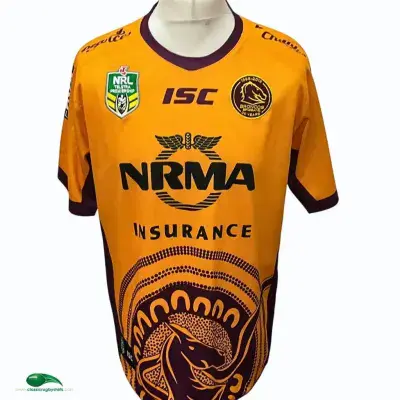 2018 Brisbane Broncos Indigenous Rugby League Shirt Large