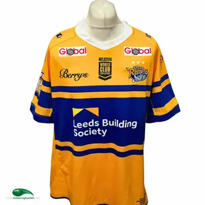 2018 Leeds Rhinos World Club Challenge Rugby League Shirt 3XL