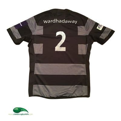 2018 Newcastle Falcons No 2 Signed Premiership Rugby Sevens Shirt XL