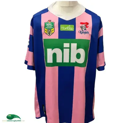 2018 Newcastle Knights Women in League Rugby Shirt 5XL