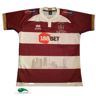 2018 Wigan Warriors Rugby League Shirt v South Sydney Rabbitohs 2XL XL