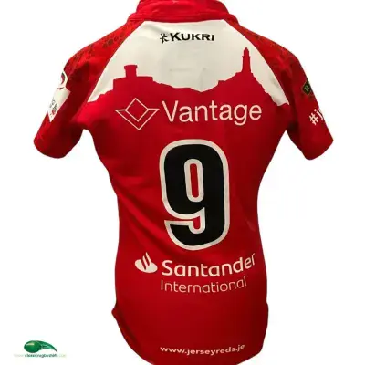 2019 2020 Jersey Reds No 9 Player Issue Rugby Shirt Large