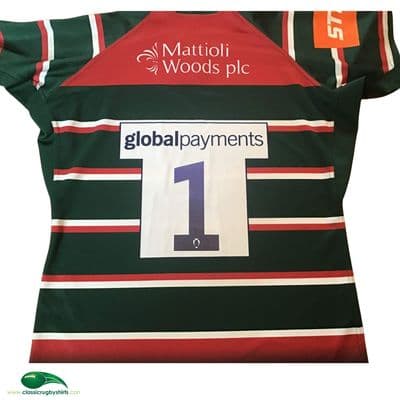 2019 2020  Leicester Tigers Player No 1 Genge Rugby Union Shirt  2XL