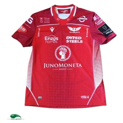2019 2020  Scarlets Rugby Union Shirt Large
