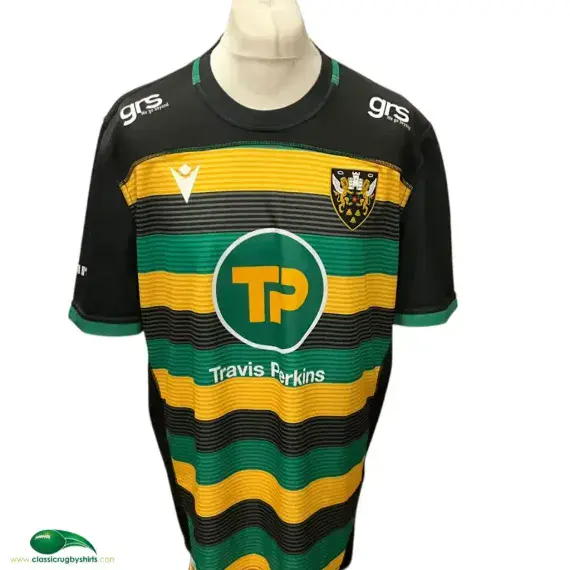 2020/21 Northampton Rugby Shirt | Old Official Macron Jersey