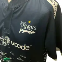2020/21 Sale Sharks Rugby Shirt | Old Official Samurai Jersey - Vintage Classic Rugby Shirts