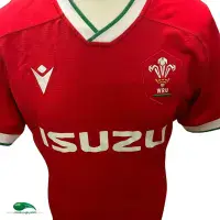 2020/21 Wales Player Rugby Shirt | Old Official Macron Jersey