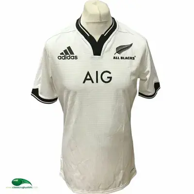 2021 2022 New Zealand Rugby Away Shirt Medium