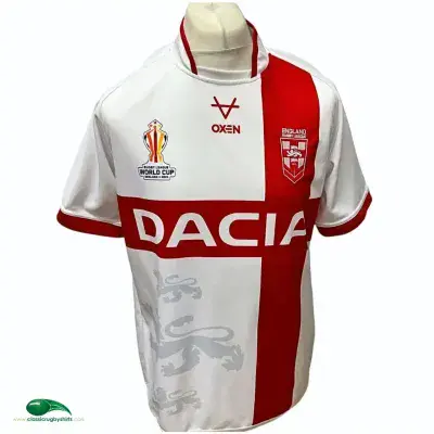2021 England World Cup Rugby League Shirt Medium